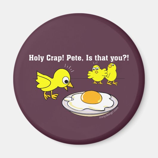 Heilige onzin! Pete, ben jij dat? Paars Magneet (Voorkant)