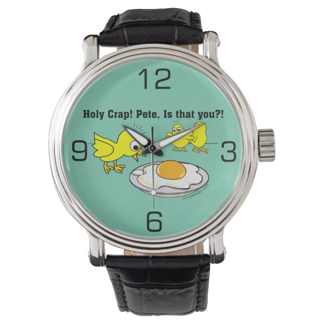 Heilige onzin! Pete Humor Horloge (Voorkant)