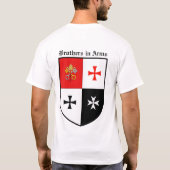 Heilige Orders Brothers in de Shirten van de Wapen T-shirt (Achterkant)