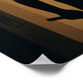 Heilige Osiris Goddelijk Egyptisch Poster (Hoek)