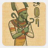 Heilige Osiris Goddelijke Egyptisch God Sticker (Voorkant)