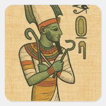 Heilige Osiris Goddelijke Egyptisch God Sticker