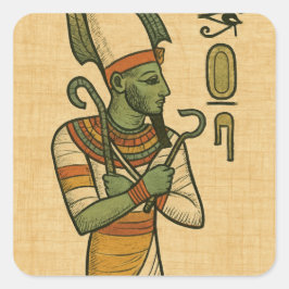 Heilige Osiris Goddelijke Egyptisch God Sticker