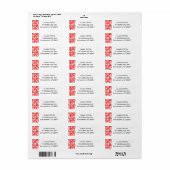 Heilige Ovalen Etiket (Full Sheet)