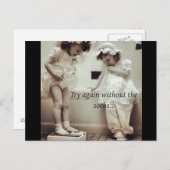 Heilige OverLaughSmile Briefkaart (Voorkant / Achterkant)