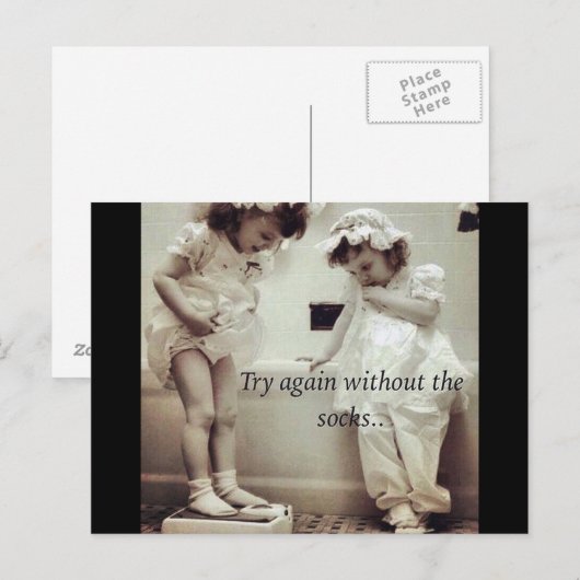 Heilige OverLaughSmile Briefkaart (Voorkant / Achterkant)