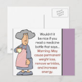 Heilige OverLaughSmile Briefkaart (Voorkant / Achterkant)