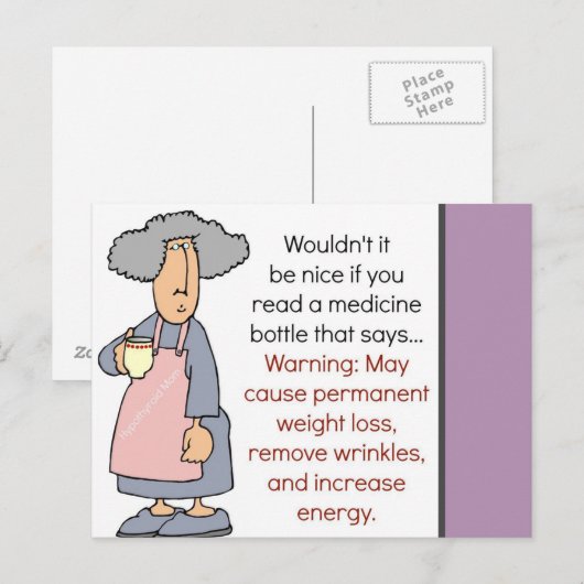 Heilige OverLaughSmile Briefkaart (Voorkant / Achterkant)