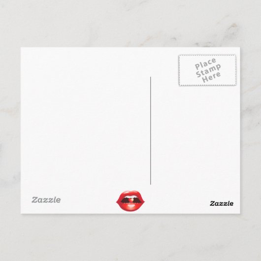 Heilige OverLaughSmile Briefkaart (Achterkant)