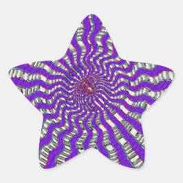 HEILIGE Paarse Kosmische Kracht - Afstemmen op je  Ster Sticker