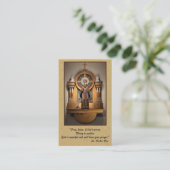 Heilige Padre Pio Lady Mount Carmel Gebed Heilige  Visitekaartje (Staand voorkant)