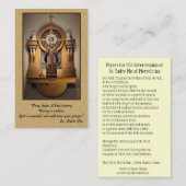 Heilige Padre Pio Lady Mount Carmel Gebed Heilige  Visitekaartje (Voorkant / Achterkant)