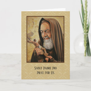 Heilige Padre Pio Priester & Stigmaticus Kaart