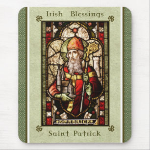 Heilige Patrick Irish Blessings MousePad Muismat