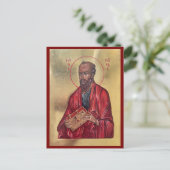 Heilige PAULUS De Apostel Grieks-Orthodoxe Icoon Briefkaart (Staand voorkant)