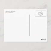 Heilige PAULUS De Apostel Grieks-Orthodoxe Icoon Briefkaart (Achterkant)