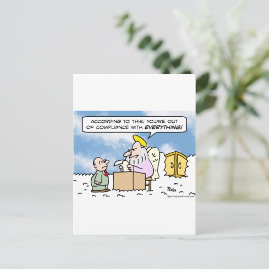 heilige peter hemel buiten de wet briefkaart (Staand voorkant)