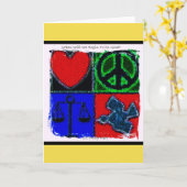 Heilige Philip Neri Quote Kaart (Gele Bloem)