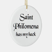 heilige Philomena Keramisch Ornament (Rechts)