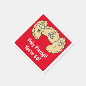 Heilige Pierogi Ik ben 60 grappige Poolse luiers Servet (Hoek)