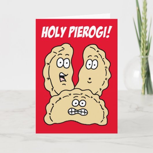 Heilige Pierogi Je bent 50! 50e verjaardag Kaart (Voorkant)