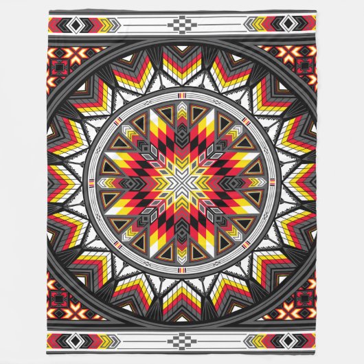 Heilige plaatsen Rood Fleece Deken (Voorkant)