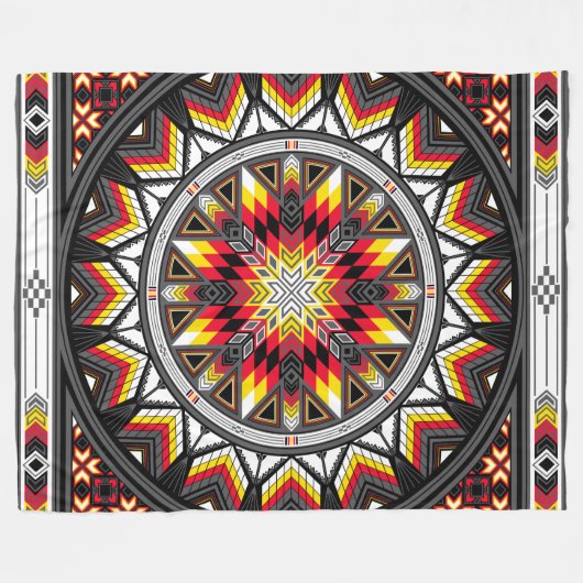 Heilige plaatsen Rood Fleece Deken (Voorkant (Horizontaal))