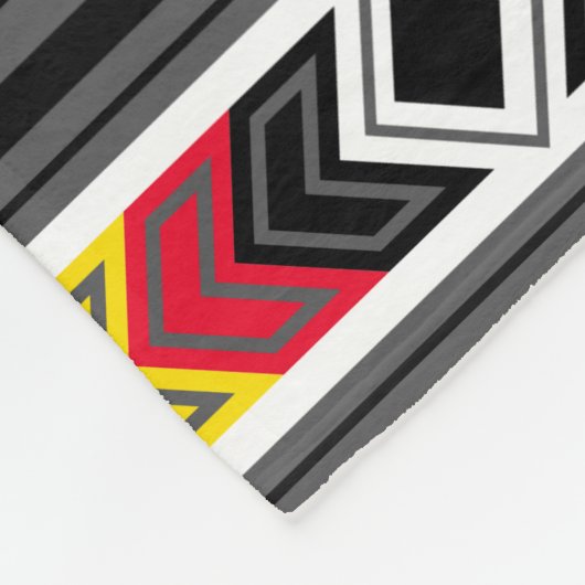 Heilige plaatsen Rood Fleece Deken (Hoek)