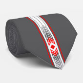 Heilige Plaatsen rood Stropdas (Opgerold)