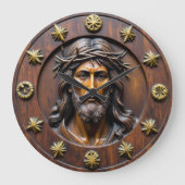 Heilige Portret Doornenkroon Grote Klok (Voorkant)
