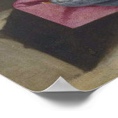 Heilige Praxedis - Vermeer (1655) Poster (Hoek)