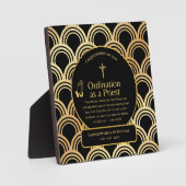 Heilige Priester Gift Pastor Deacon Ordinatie Cust Fotoplaat (Voorkant)