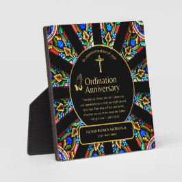 Heilige Priester Gift Pastor Deacon Ordinatie Cust Fotoplaat