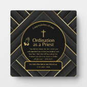 Heilige Priester Gift Pastor Deacon Ordinatie Cust Fotoplaat (Voorkant)