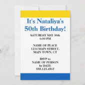 Heilige Pyrofie! Iemand die 50 wordt Oekraïne Uitn Kaart (Achterkant)