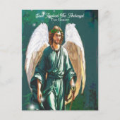 Heilige Rafaël Aartsengel Genezer Engel Genezing O Briefkaart (Voorkant)