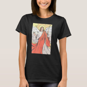Heilige Rafaël Religieuze Grafiek T-shirt