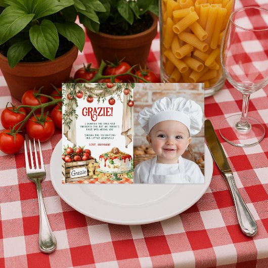 Heilige Ravioli Dank Je | Verjaardag Klein Biefstu Bedankkaart