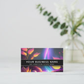 Heilige Regenboog Licht Energiewerker Professionee Afsprakenkaartje (Staand voorkant)