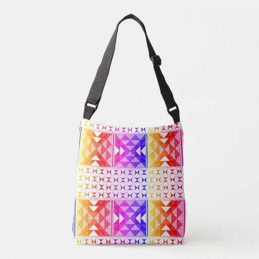 Heilige regenboogbergen crossbody tas (Voorkant)