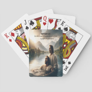 Heilige Rivierdoop in de bergen Pokerkaarten