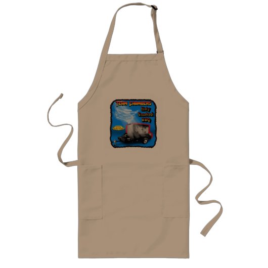Heilige_Roken_BBQ Lang Schort (Voorkant)