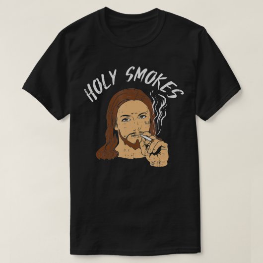 Heilige Rokes Funny Jesus Christelijk T-shirt (Design voorkant)