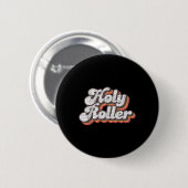 Heilige Roller Disco-kleding 70s kostuum voor vrou Ronde Button 5,7 Cm (Voorkant /achterkant)
