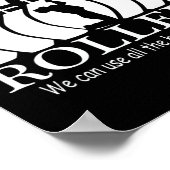 Heilige Rollers die Bowling-team afstemmen Poster (Hoek)