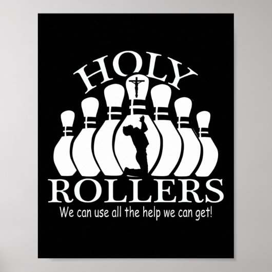 Heilige Rollers die Bowling-team afstemmen Poster (Voorkant)