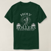 Heilige Rollers die Bowling-team afstemmen T-shirt (Design voorkant)