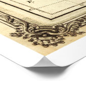 Heilige Romeinse Rijk Kaart 1792 Poster (Hoek)