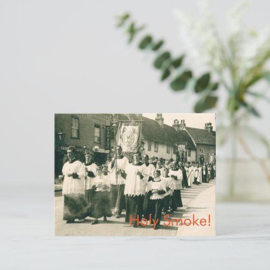 Heilige Rook! Briefkaart (Staand voorkant)
