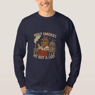 Heilige Rook Paus Leo XIV Christelijke Kerk T-shirt